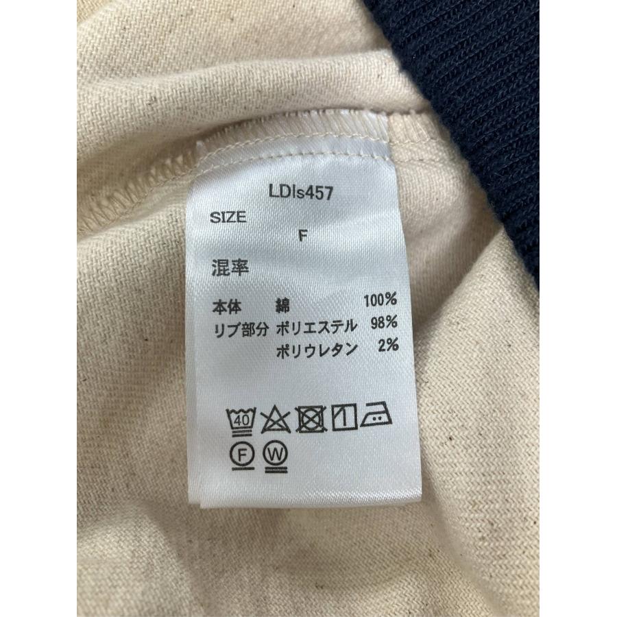 MONO-MART モノマート スウェット F ベージュ コットン 無地 ワンポイント ライン柄 長袖 レディース | MONO-MART | 03