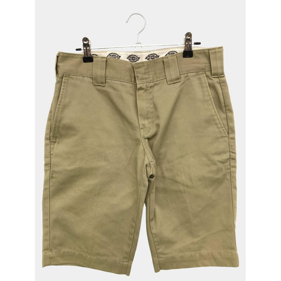Dickies ディッキーズ チノパンツ 28 ベージュ ハーフ・ひざ丈 コットン 無地 ワンポイント スタンダード レギュラー メンズ レディース | Dickies
