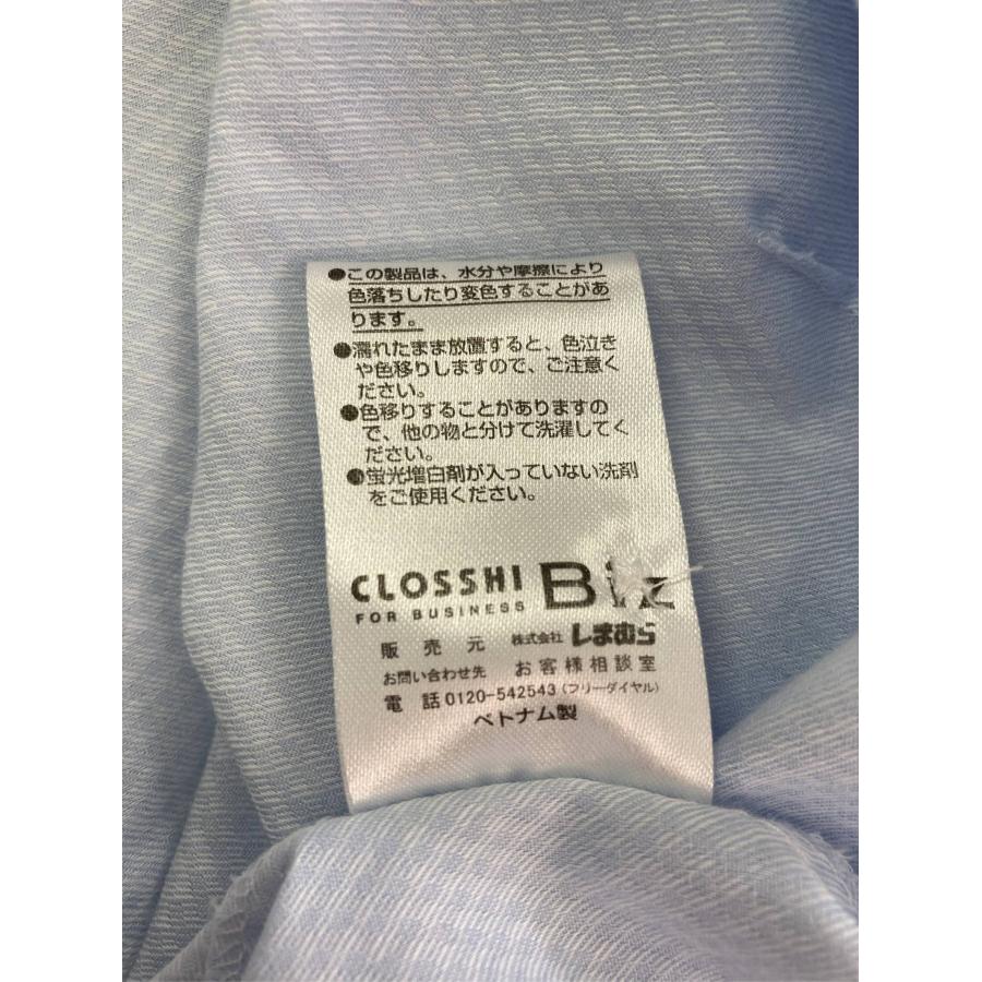 CLOSSH Biz ビジネスシャツ 9R スカイブルー コットン 無地 長袖 レギュラーカラー レディース |  | 03