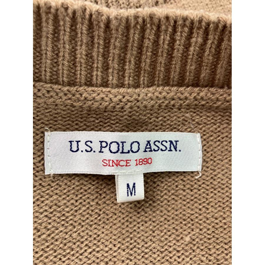 U.S. POLO ASSN. ユーエスポロアッスン カーディガン/ボレロ M ブラウン 刺繍 ミドル丈 長袖 ニット 無地 ワンポイント メンズ | U.S. POLO ASSN. | 02