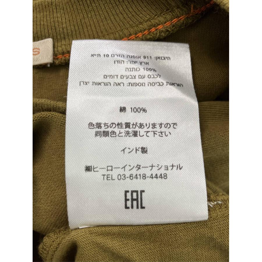 nudie jeans co ヌーディージーンズ Tシャツ/カットソー S カーキ 無地 ワンポイント ミドル丈 半袖 クルーネック(丸首) メンズ |  | 05