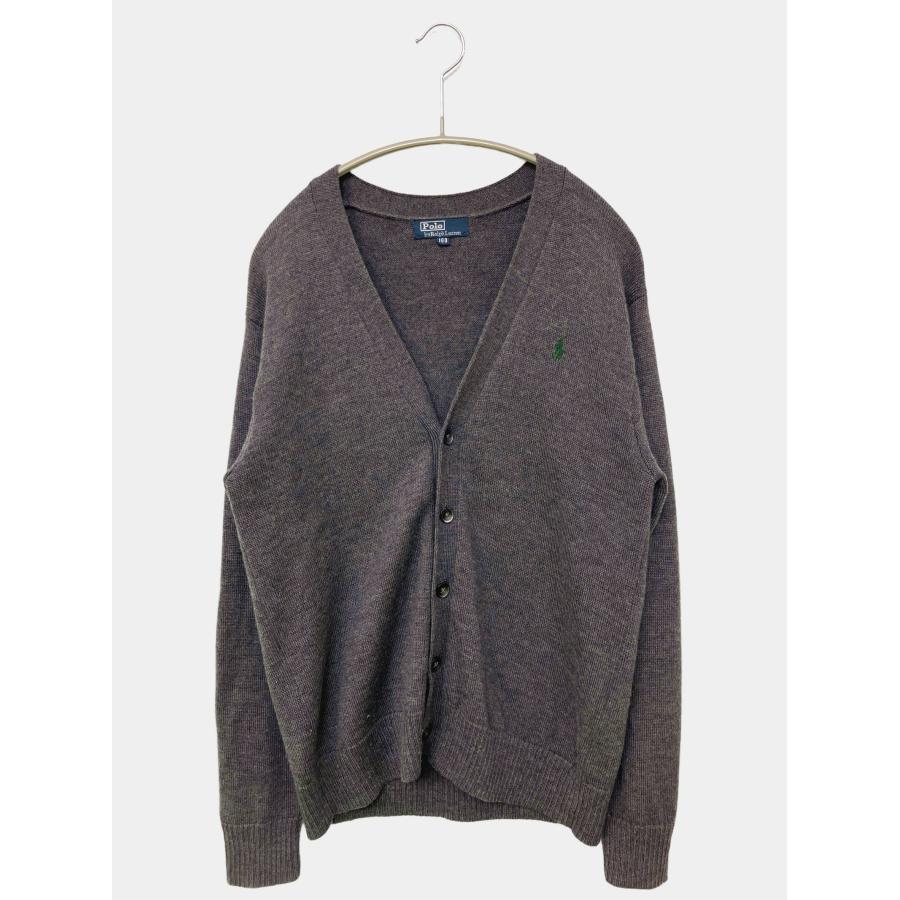 Polo by Ralph Lauren ポロバイラルフローレン カーディガン/ボレロ 160 グレー 無地 ワンポイント ミドル丈 長袖 レディース | 