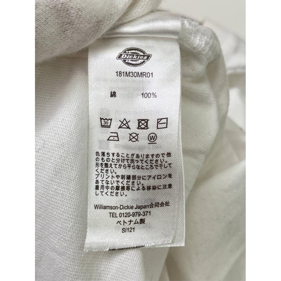Dickies ディッキーズ Tシャツ/カットソー XL ホワイト 前面プリント ミドル丈 半袖 クルーネック(丸首) メンズ | Dickies | 05