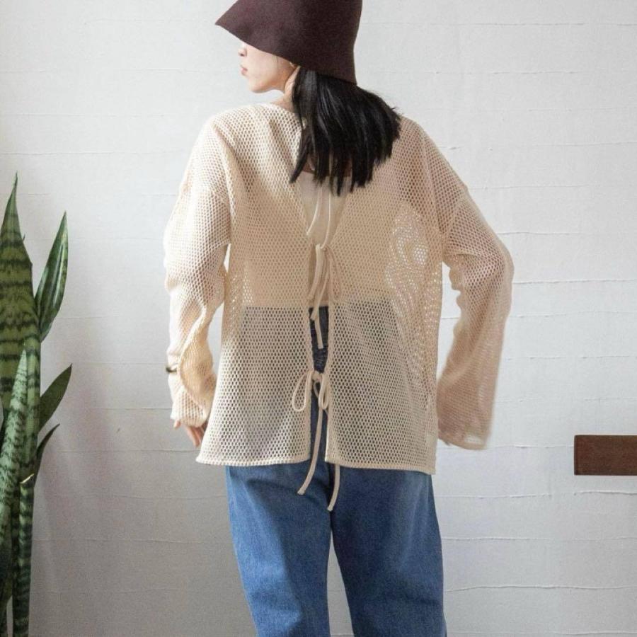 LOWRYS FARM ローリーズファーム カーディガン/ボレロ M ベージュ コットン 無地 ミドル丈 長袖 レディース | LOWRYS FARM