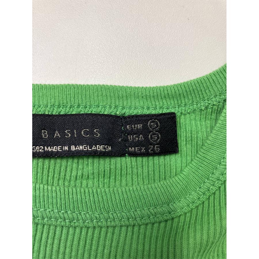 ZARA BASIC ザラベーシック タンクトップ S グリーン 無地 カップなし レディース | ZARA BASIC | 03