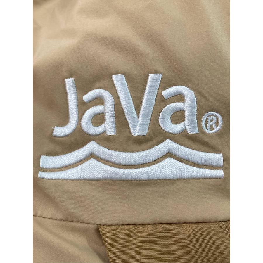 JaVa ジャバ ダウンジャケット/コート M ベージュ 無地 ブランドロゴ 刺繍 ミドル丈 フードあり ジップアップ メンズ |  | 02