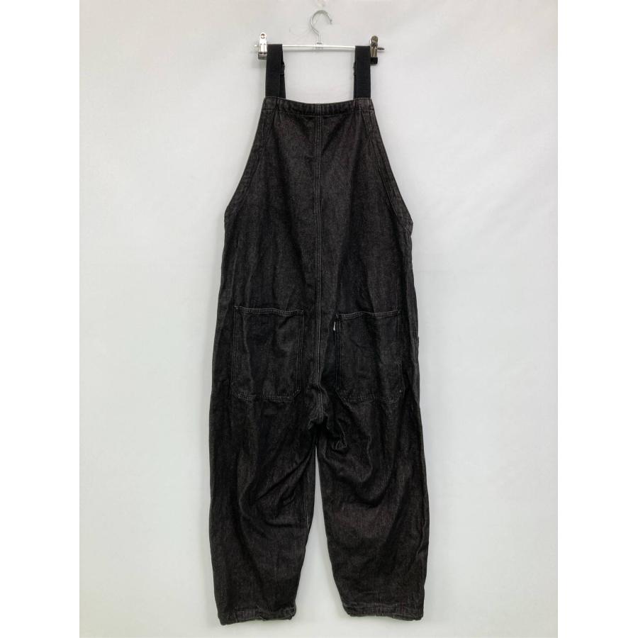 NIKO AND...JEANS ニコアンドジーンズ サロペット/オーバーオール S ブラック クロップド・半端丈 フルレングス デニム レディース |  | 01