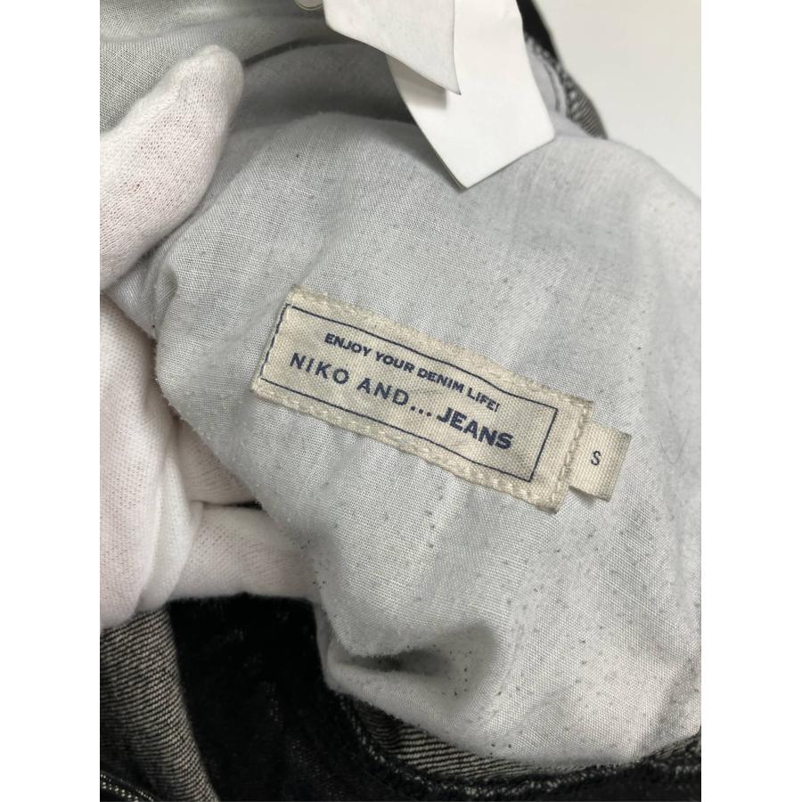 NIKO AND...JEANS ニコアンドジーンズ サロペット/オーバーオール S ブラック クロップド・半端丈 フルレングス デニム レディース |  | 02