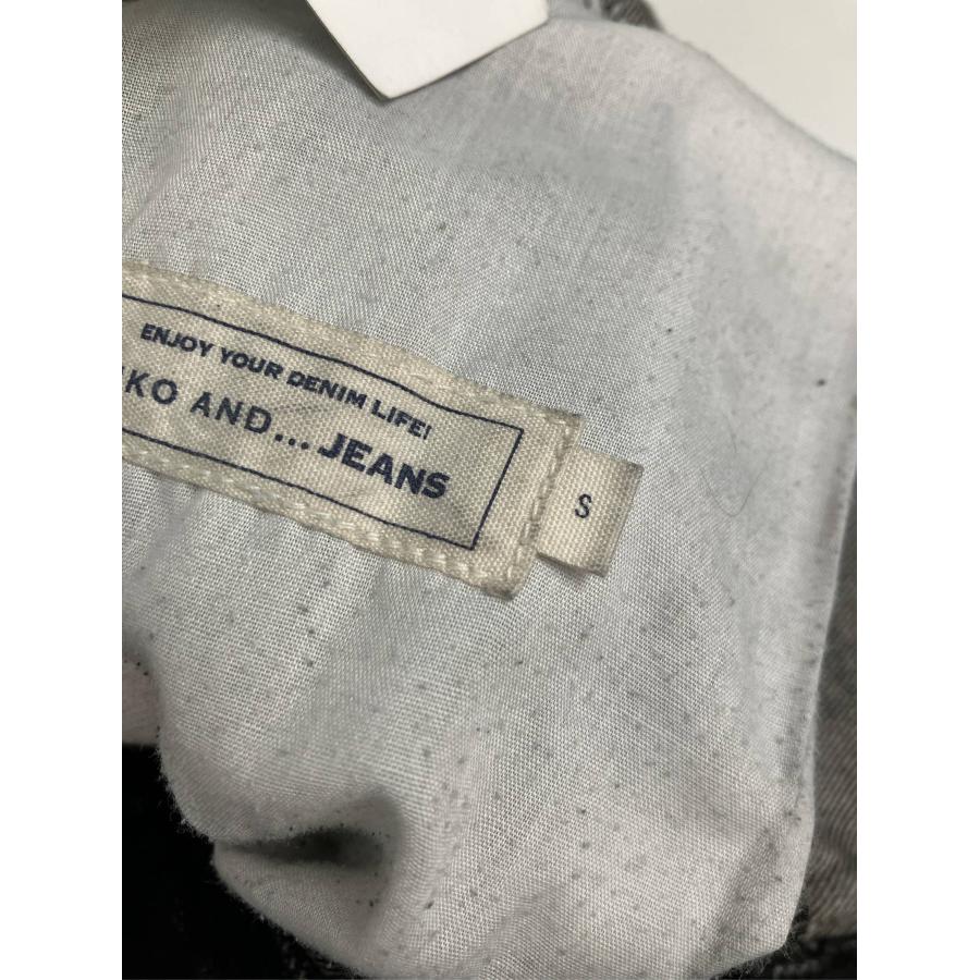 NIKO AND...JEANS ニコアンドジーンズ サロペット/オーバーオール S ブラック クロップド・半端丈 フルレングス デニム レディース |  | 03