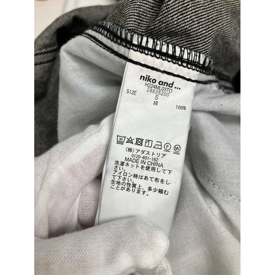 NIKO AND...JEANS ニコアンドジーンズ サロペット/オーバーオール S ブラック クロップド・半端丈 フルレングス デニム レディース |  | 04
