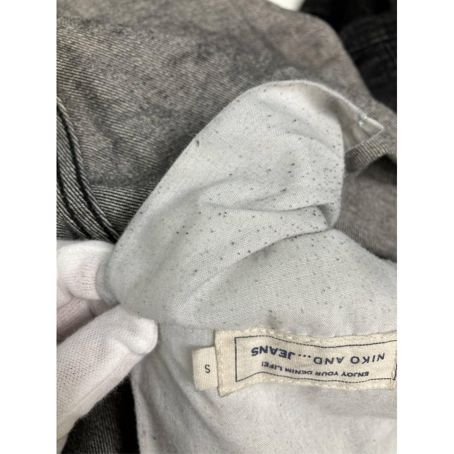 NIKO AND...JEANS ニコアンドジーンズ サロペット/オーバーオール S ブラック クロップド・半端丈 フルレングス デニム レディース |  | 07