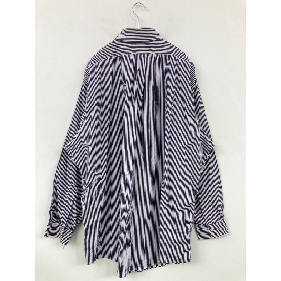BROOKS BROTHERS ブルックスブラザーズ ビジネスシャツ 17 1/2-34 ブルー コットン ストライプ柄 ボタンダウン 長袖 メンズ | BROOKS BROTHERS | 01