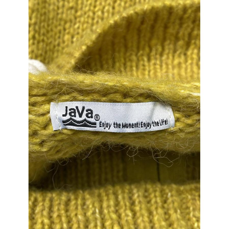 JaVa ジャバ ニット/セーター L イエロー ウール・ニット 無地 ショート丈 長袖 タートルネック/ハイネック レディース |  | 02