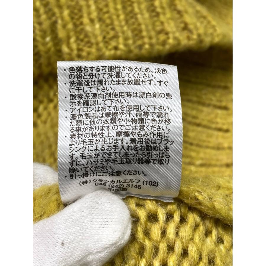 JaVa ジャバ ニット/セーター L イエロー ウール・ニット 無地 ショート丈 長袖 タートルネック/ハイネック レディース |  | 04