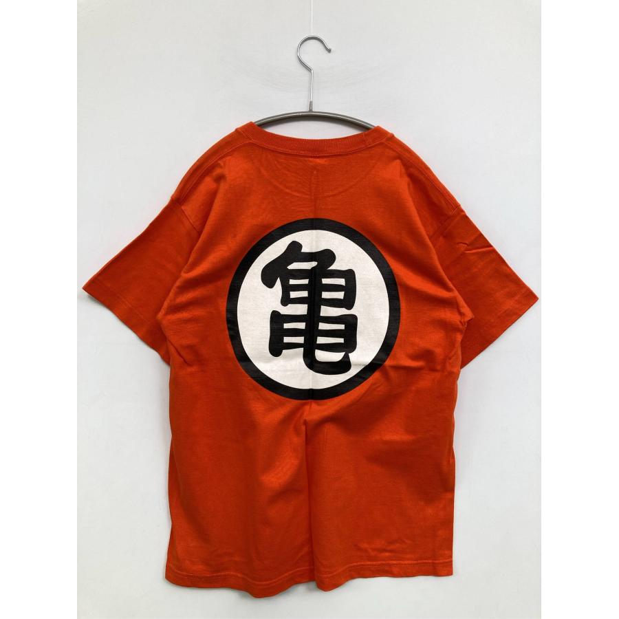 CROSS STITCH Tシャツ/カットソー MEDIUM オレンジ 前面プリント