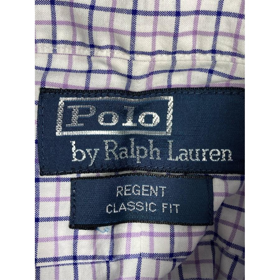 Polo by Ralph Lauren ポロバイラルフローレン ビジネスシャツ 16 1/2 32/33 ホワイト コットン チェック柄 メンズ |  | 02
