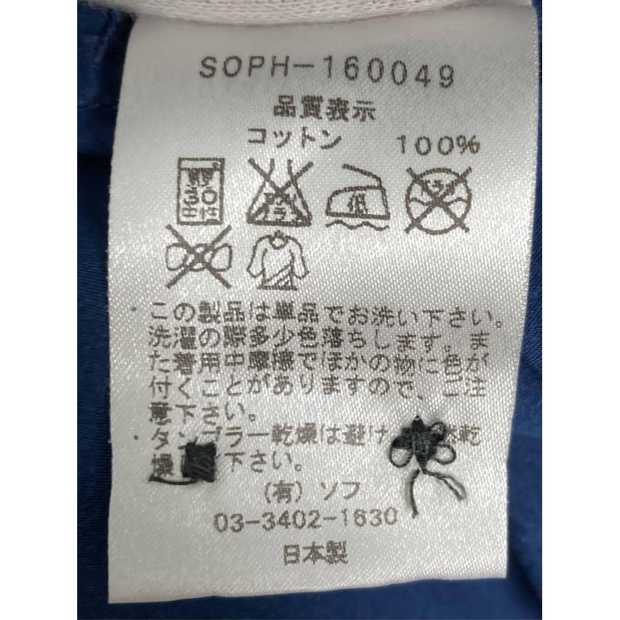 SOPHNET. シャツ/ブラウス S ネイビー コットン 無地 ワンポイント 刺繍 ミドル丈 長袖 ボタンダウン メンズ | SOPHNET. | 05