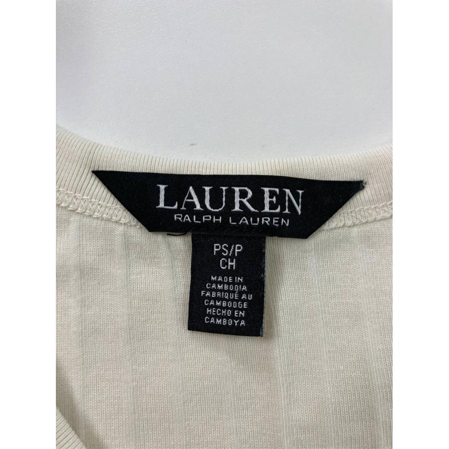 Ralph Lauren ラルフローレン タンクトップ P アイボリー 無地 カップなし レディース |  | 02