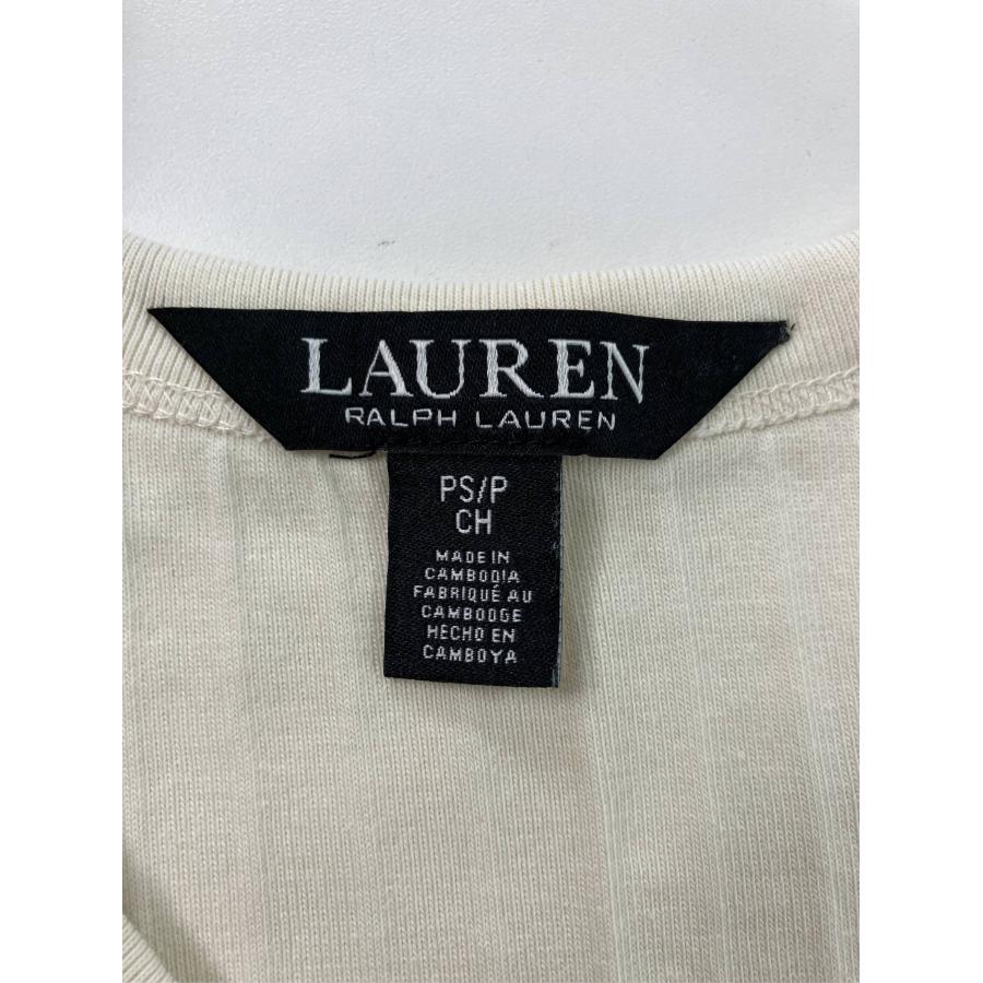 Ralph Lauren ラルフローレン タンクトップ P アイボリー 無地 カップなし レディース |  | 03