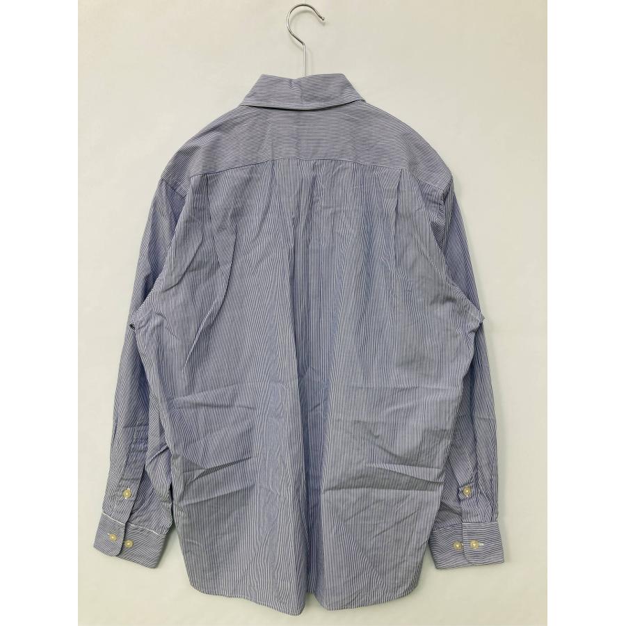 Aquascutum アクアスキュータム ビジネスシャツ 40-82 ブルー ストライプ柄 長袖 レギュラーカラー メンズ | Aquascutum | 01