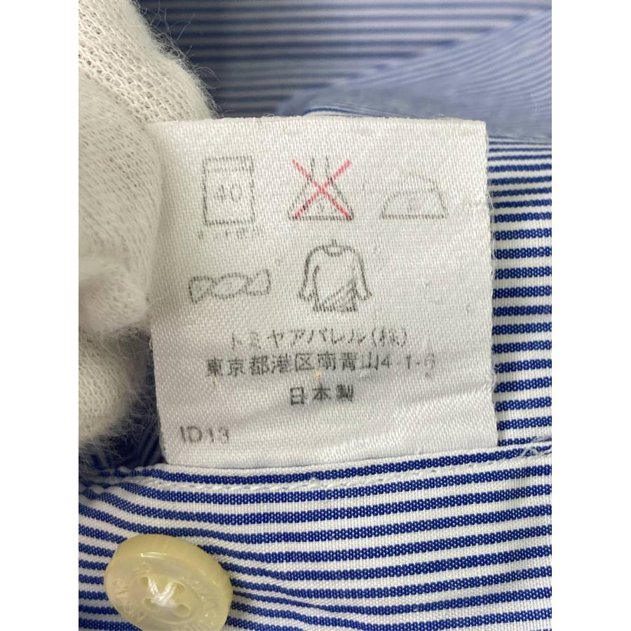 Aquascutum アクアスキュータム ビジネスシャツ 40-82 ブルー ストライプ柄 長袖 レギュラーカラー メンズ | Aquascutum | 04