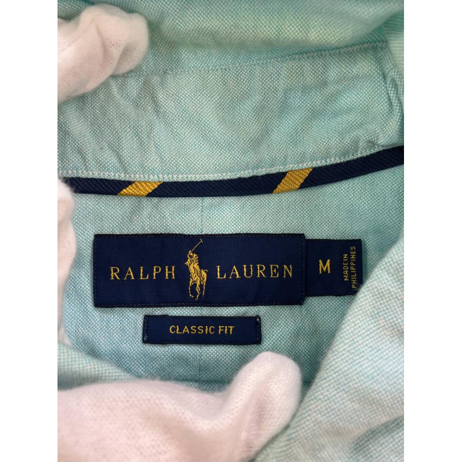Ralph Lauren ラルフローレン シャツ/ブラウス M スカイブルー 無地 ワンポイント ブランドロゴ 刺繍 ミドル丈 長袖 メンズ |  | 02