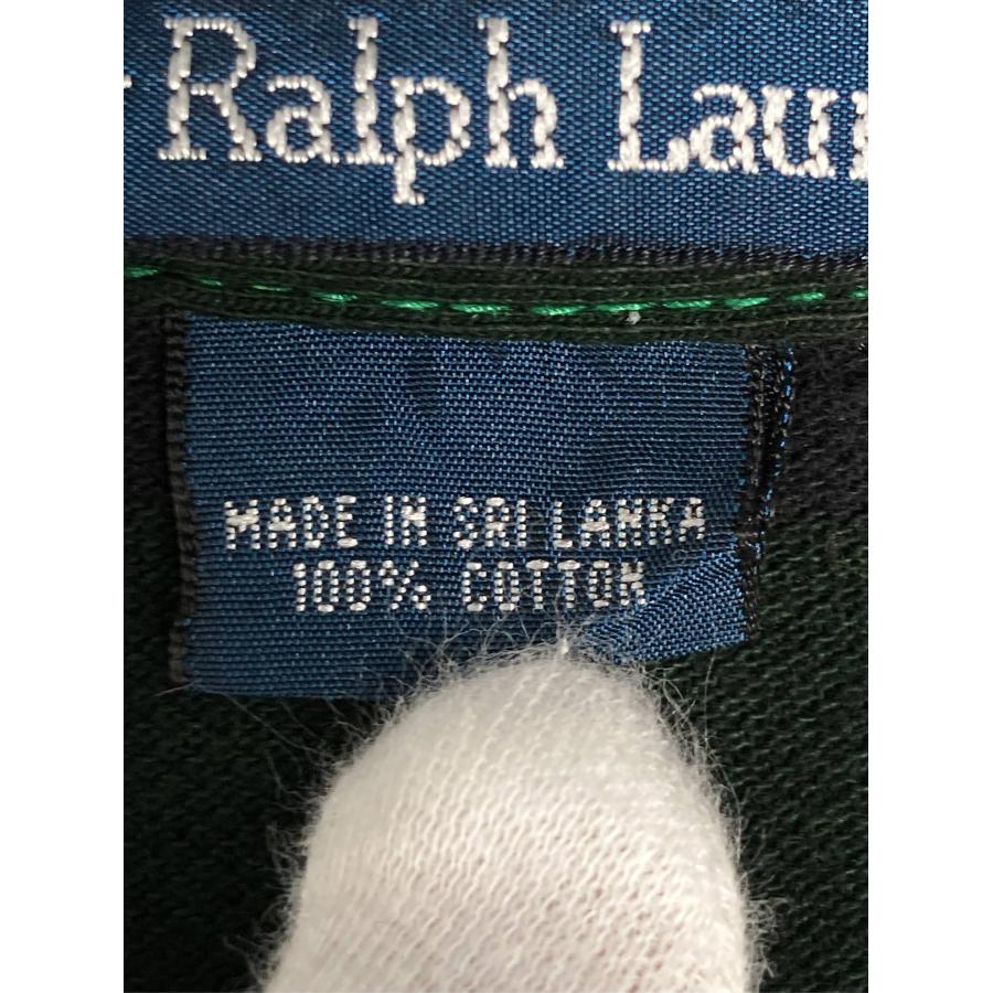 Polo by Ralph Lauren ポロバイラルフローレン ポロシャツ XL グリーン ボーダー柄 ワンポイント ブランドロゴ 刺繍 メンズ |  | 04