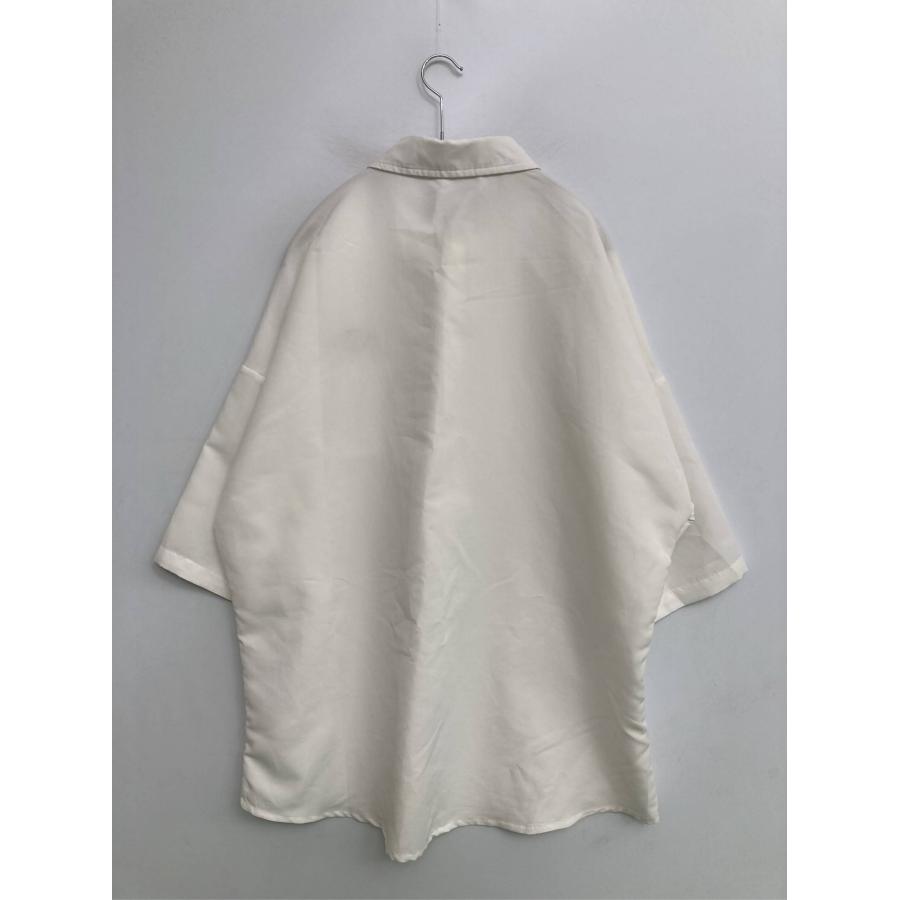 Anchor Smith アンカースミス シャツ/ブラウス L ホワイト 無地 ワンポイント ブランドロゴ ミドル丈 レギュラーカラー 半袖 メンズ | Anchor Smith | 01