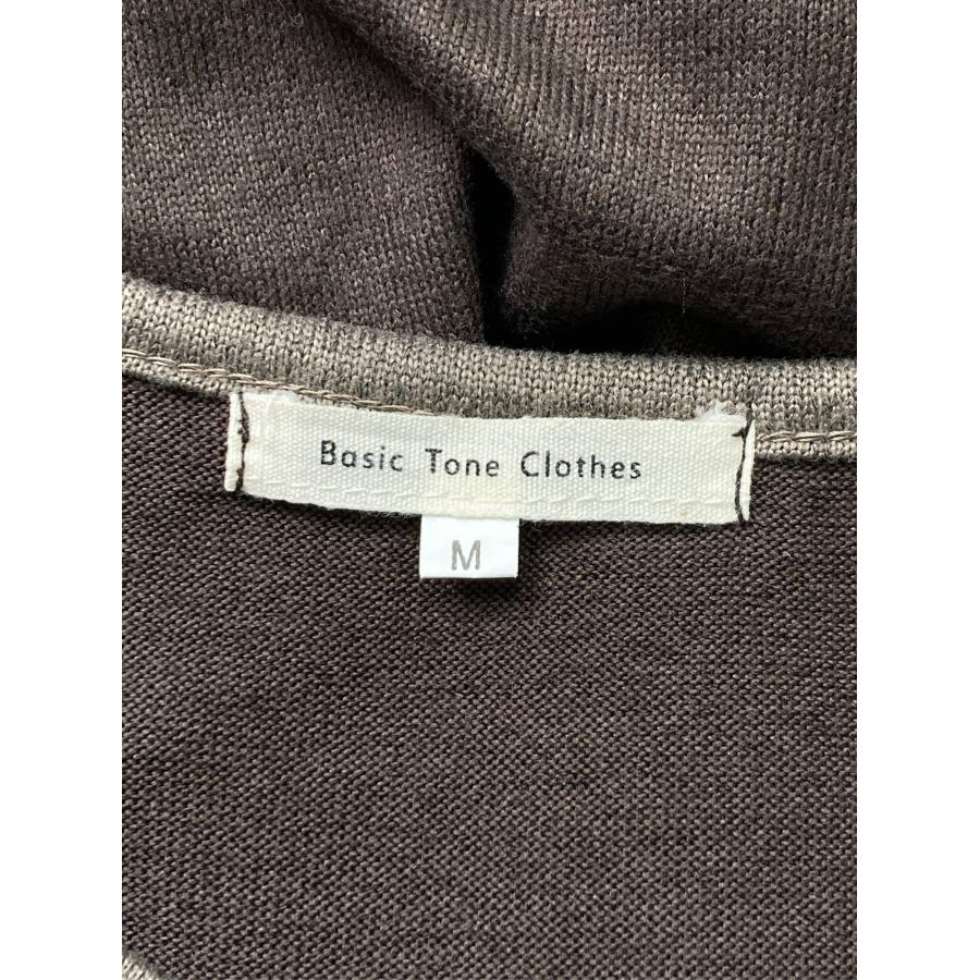 Basic Tone Clothes チュニック M ブラウン 無地 フリル 袖なし ショート・ミニ丈 ひざ丈 ミモレ・半端丈 レディース |  | 02