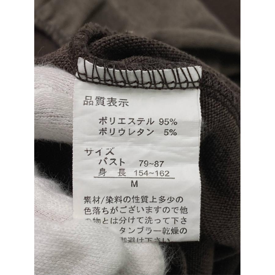 Basic Tone Clothes チュニック M ブラウン 無地 フリル 袖なし ショート・ミニ丈 ひざ丈 ミモレ・半端丈 レディース |  | 04