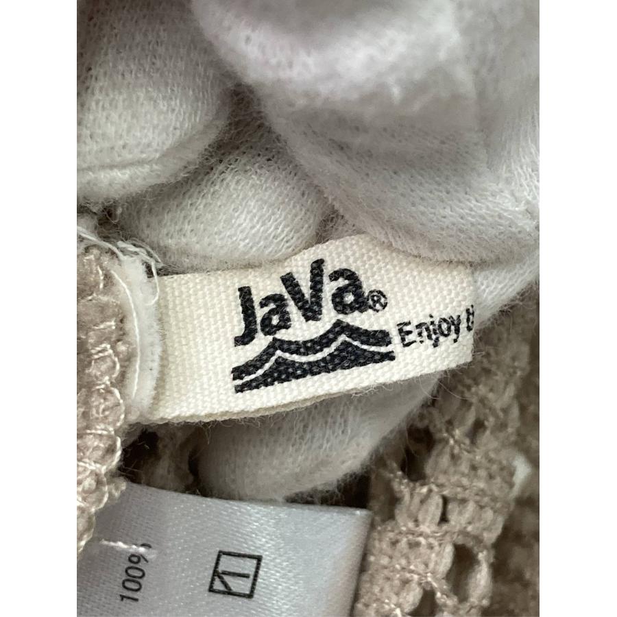 JaVa ジャバ ポロシャツ M ベージュ 無地 レース 半袖 レディース |  | 03