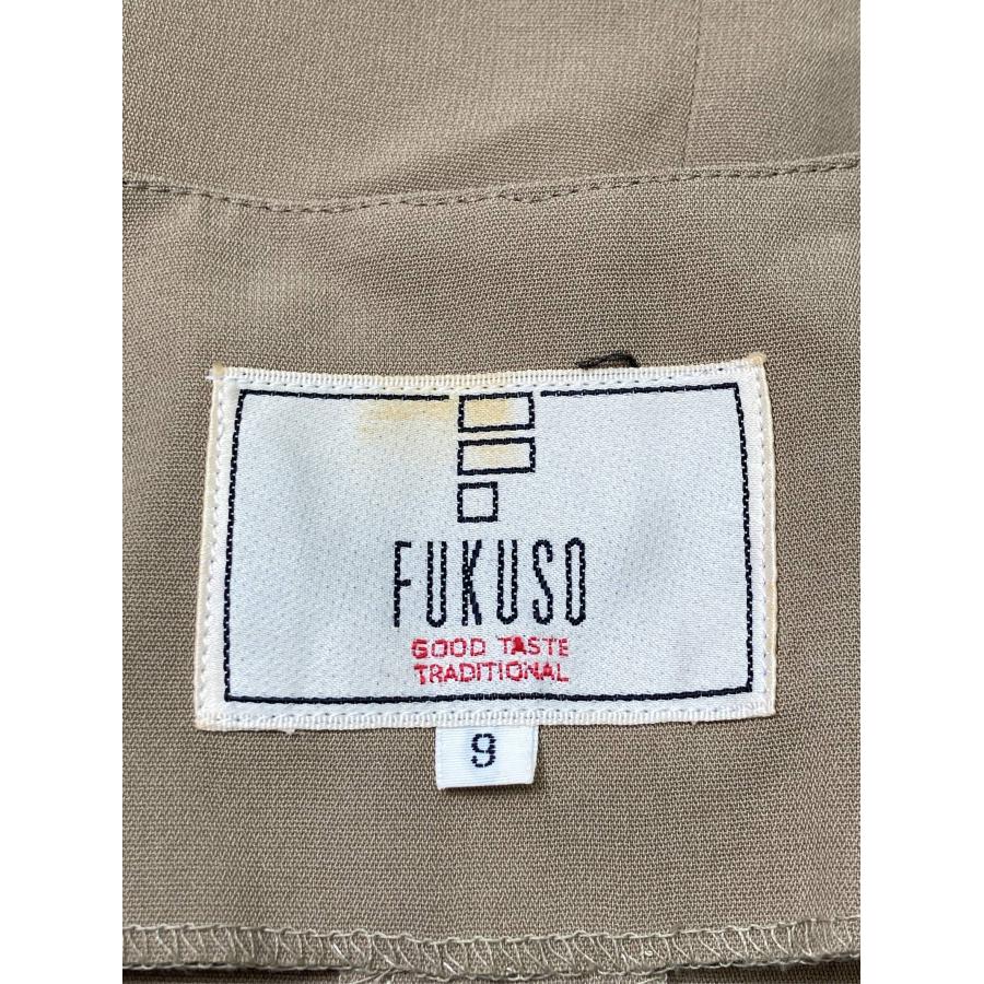 FUKUZO ノーカラージャケット 9 ベージュ 無地 ミドル丈 レディース | FUKUZO | 02
