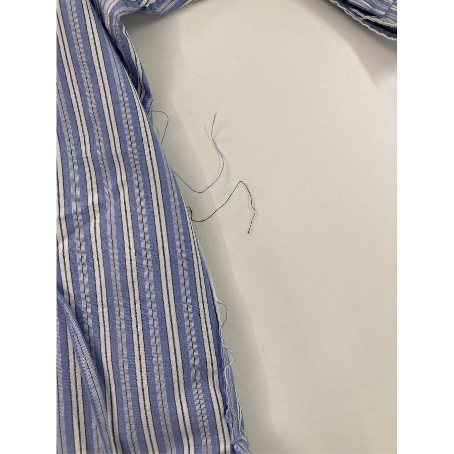 WYM LIDNM ウィムリドム シャツ/ブラウス M ブルー コットン ストライプ柄 ミドル丈 長袖 レギュラーカラー メンズ | WYM LIDNM | 04