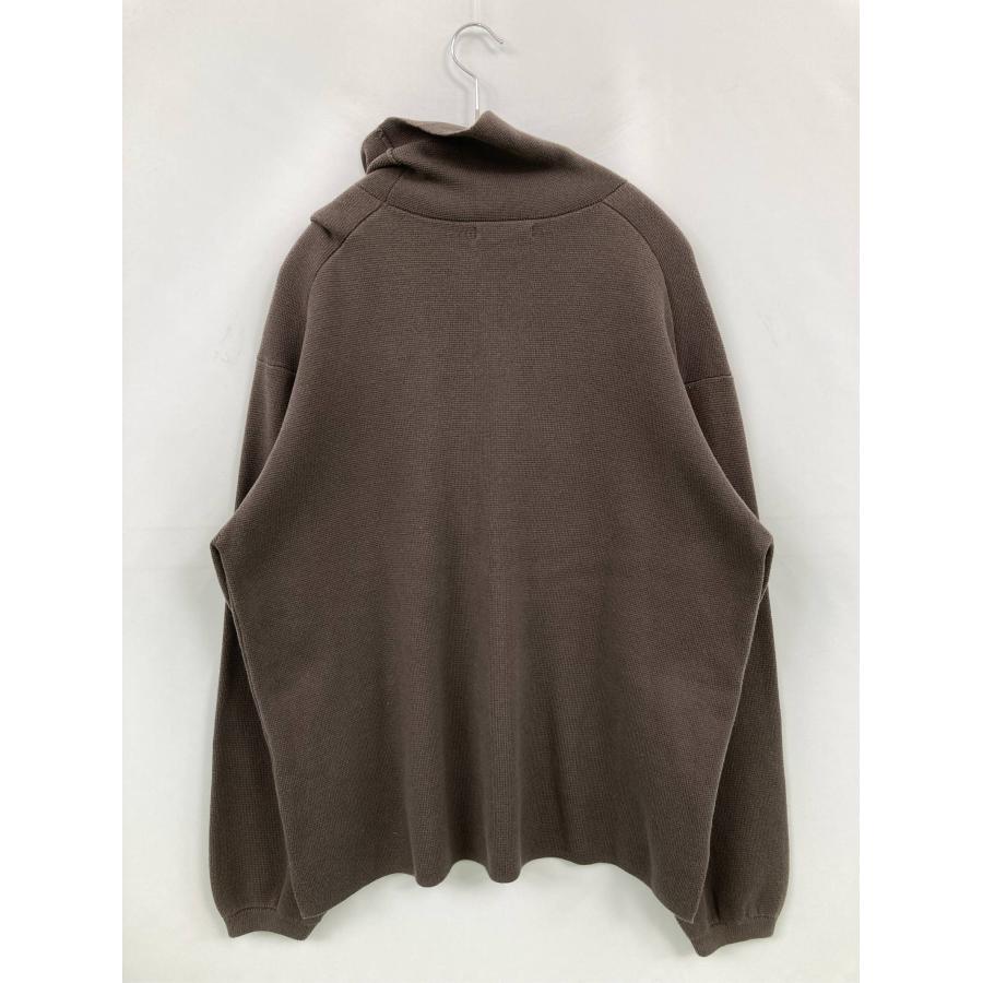 WYM LIDNM ウィムリドム ニット/セーター MEDIUM ブラウン コットン 無地 ミドル丈 長袖 タートルネック/ハイネック メンズ | WYM LIDNM | 01