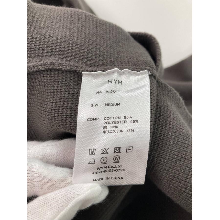 WYM LIDNM ウィムリドム ニット/セーター MEDIUM ブラウン コットン 無地 ミドル丈 長袖 タートルネック/ハイネック メンズ | WYM LIDNM | 03