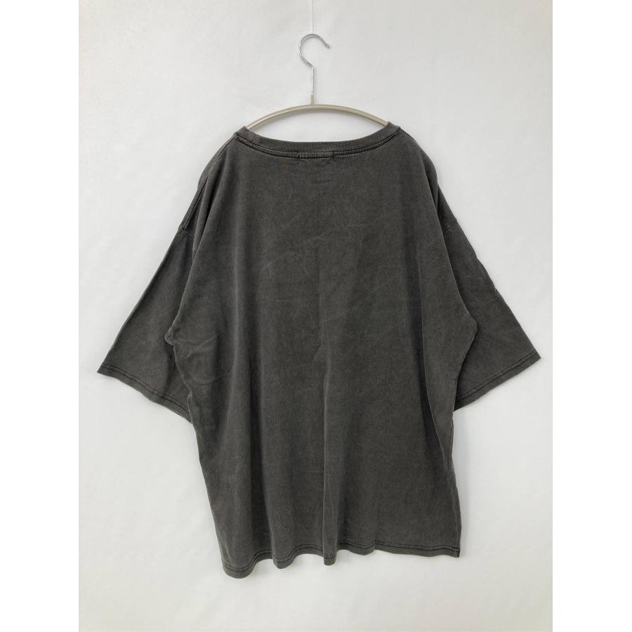 CLEL Tシャツ/カットソー M ブラック 無地 前面プリント ミドル丈 半袖 クルーネック(丸首) メンズ レディース | CLEL | 01