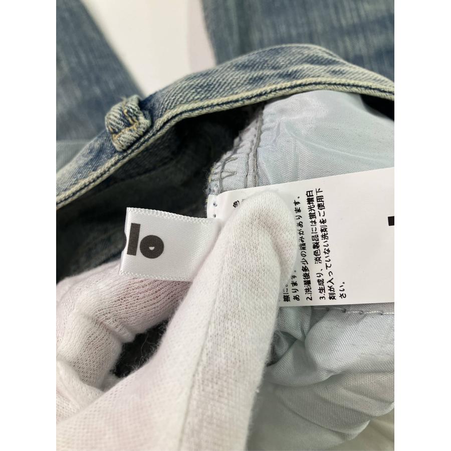 yolo ヨロ デニムパンツ M ブルー フルレングス 無地 ワンポイント ストレート ワイド・ルーズ レギュラー ヴィンテージ レディース |  | 03