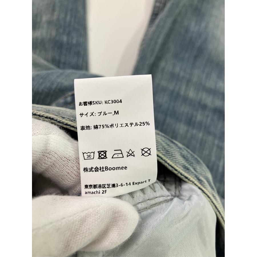 yolo ヨロ デニムパンツ M ブルー フルレングス 無地 ワンポイント ストレート ワイド・ルーズ レギュラー ヴィンテージ レディース |  | 04