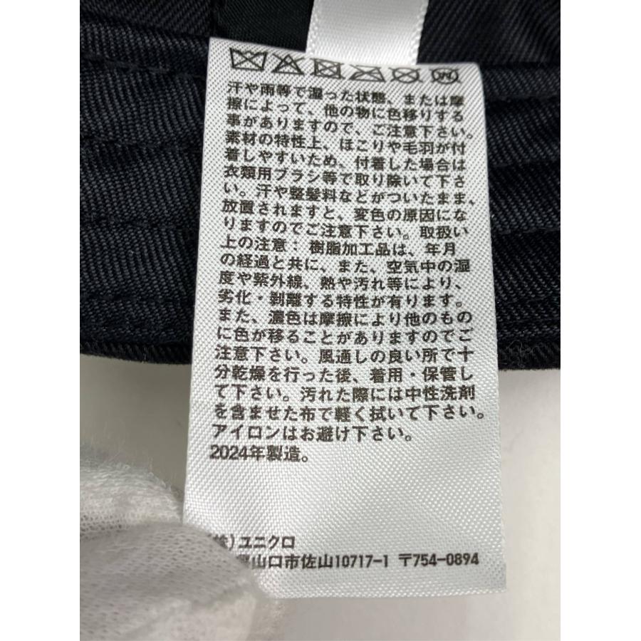 UNIQLO ユニクロ キャップ ONE SIZE ブラック コットン 合成皮革/人工皮革 ベースボール メンズ レディース |  | 06