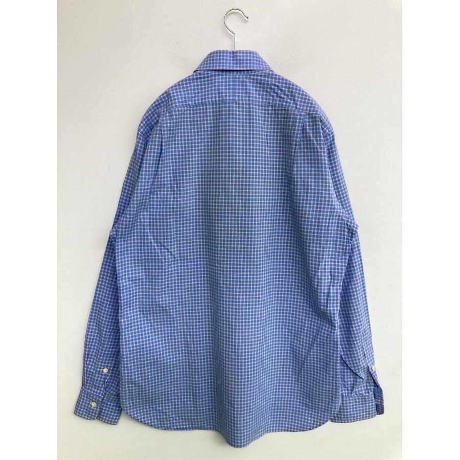 Polo by Ralph Lauren ポロバイラルフローレン ビジネスシャツ 15 1/2 39 ブルー チェック柄 ワンポイント 長袖 メンズ |  | 01