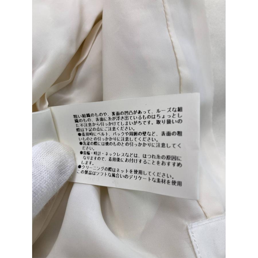 ANAYI アナイ ノーカラージャケット 38 ベージュ ツイード コットン ナイロン 無地 フリンジ ショート丈 レディース | ANAYI | 05