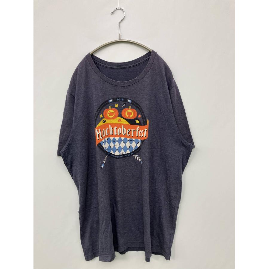 Tシャツ/カットソー ネイビー 前面プリント ブランドロゴ ミドル丈 半袖 クルーネック(丸首) メンズ レディース | 