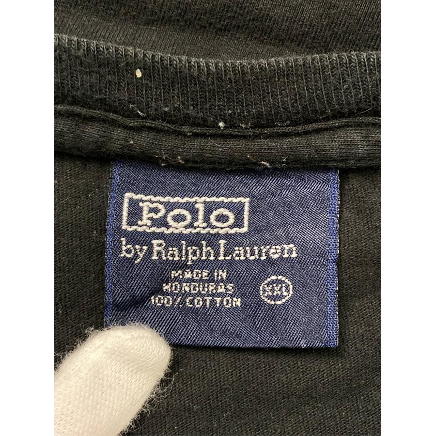 Polo by Ralph Lauren ポロバイラルフローレン Tシャツ/カットソー XXL ブラック 無地 ワンポイント ブランドロゴ メンズ |  | 02