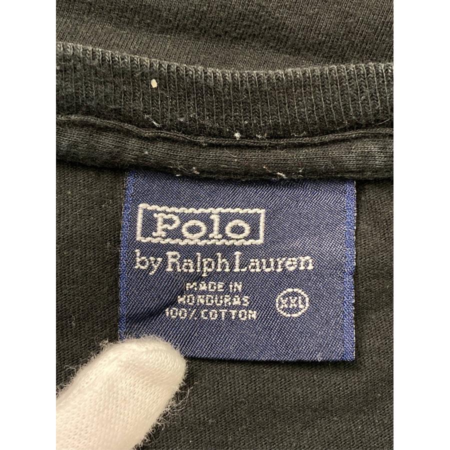 Polo by Ralph Lauren ポロバイラルフローレン Tシャツ/カットソー XXL ブラック 無地 ワンポイント ブランドロゴ メンズ |  | 03