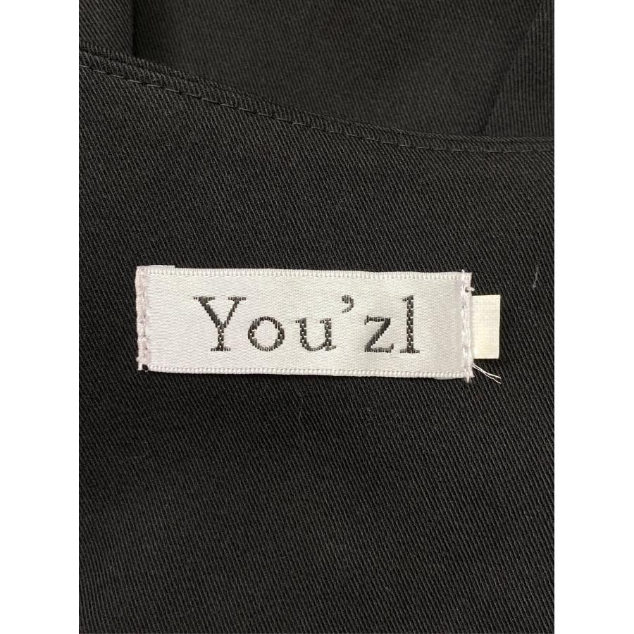 You'zl ノーカラージャケット 3 ブラック 無地 リボン ショート丈 レディース |  | 02