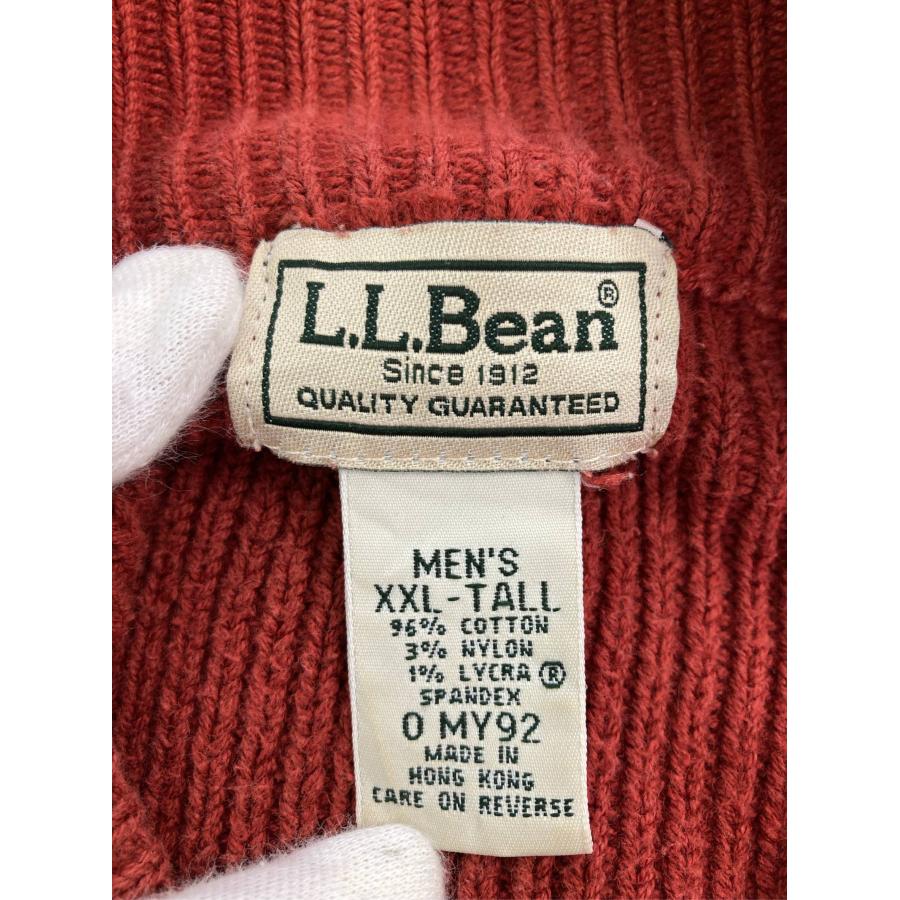 L.L.Bean エルエルビーン ニット/セーター XXL-TALL レッド コットン ナイロン ニット 無地 ミドル丈 長袖 メンズ | L.L.Bean | 02