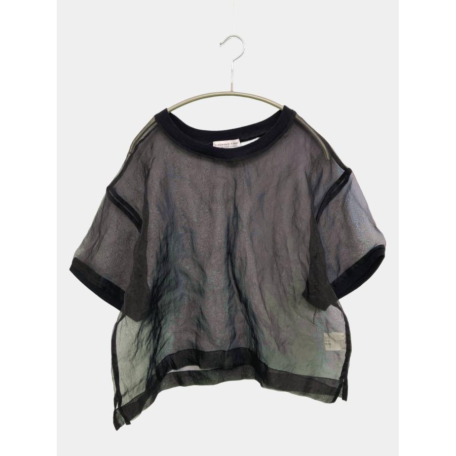CIAOPANIC TYPY チャオパニックティピー Tシャツ/カットソー ONE ブラック 無地 ショート丈 半袖 クルーネック(丸首) レディース | CIAOPANIC TYPY