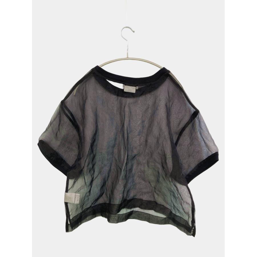 CIAOPANIC TYPY チャオパニックティピー Tシャツ/カットソー ONE ブラック 無地 ショート丈 半袖 クルーネック(丸首) レディース | CIAOPANIC TYPY | 01