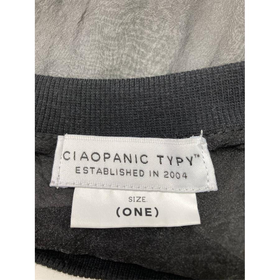 CIAOPANIC TYPY チャオパニックティピー Tシャツ/カットソー ONE ブラック 無地 ショート丈 半袖 クルーネック(丸首) レディース | CIAOPANIC TYPY | 02