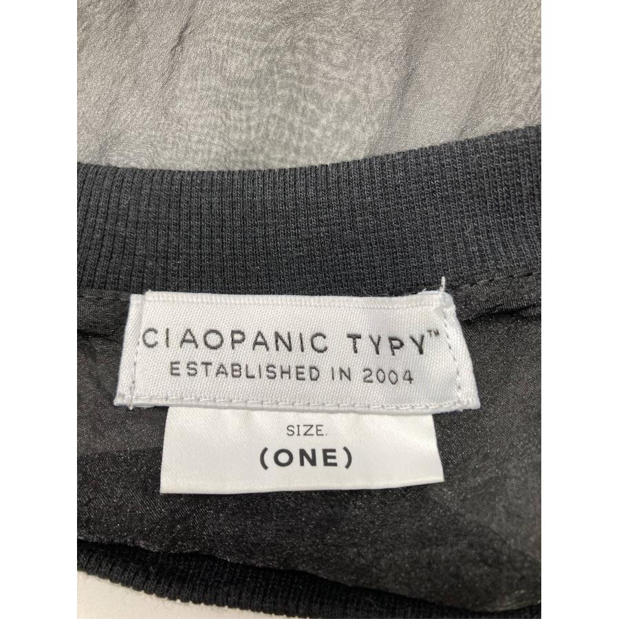 CIAOPANIC TYPY チャオパニックティピー Tシャツ/カットソー ONE ブラック 無地 ショート丈 半袖 クルーネック(丸首) レディース | CIAOPANIC TYPY | 03